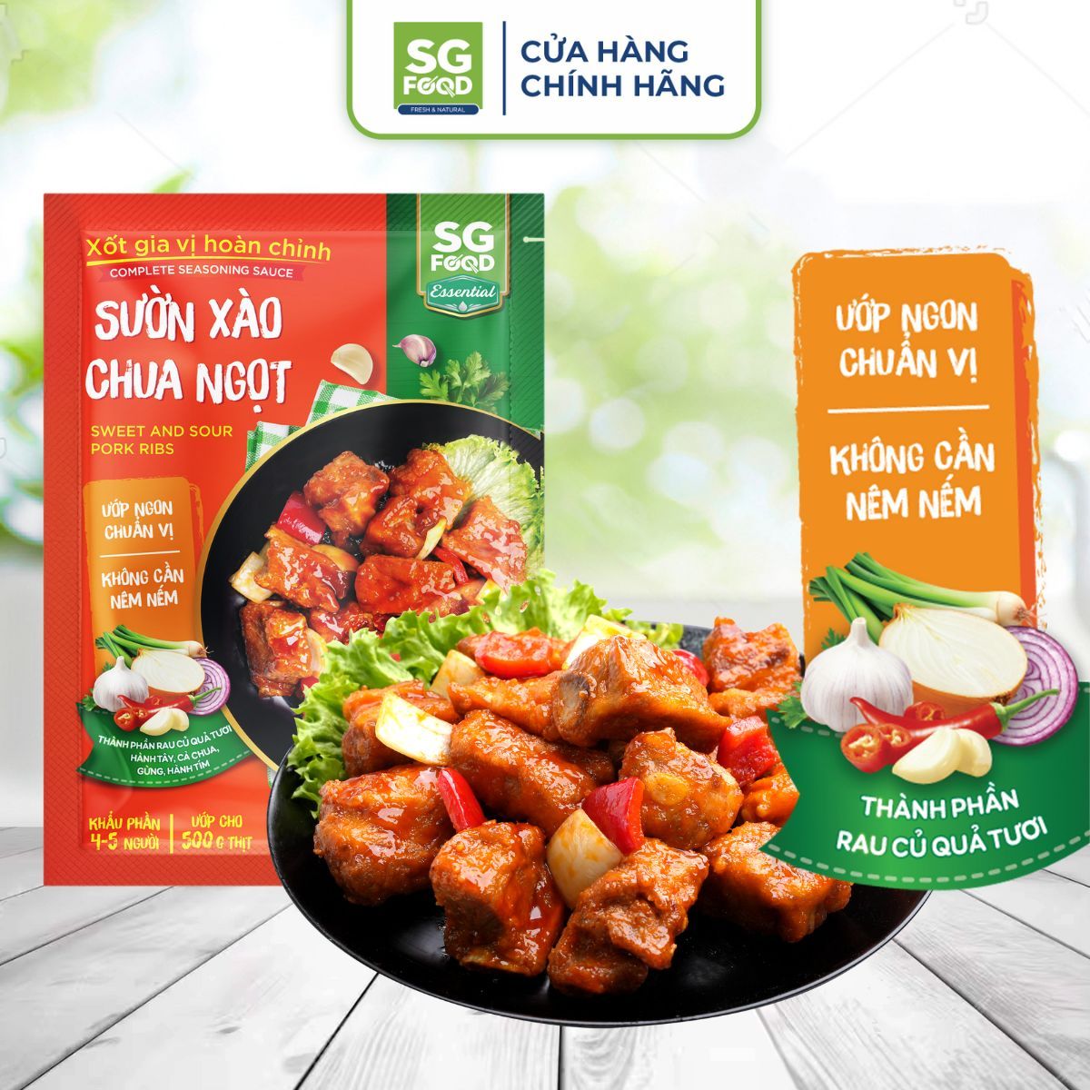 xot gia vi hoan chinh suon xao chua ngot 70g