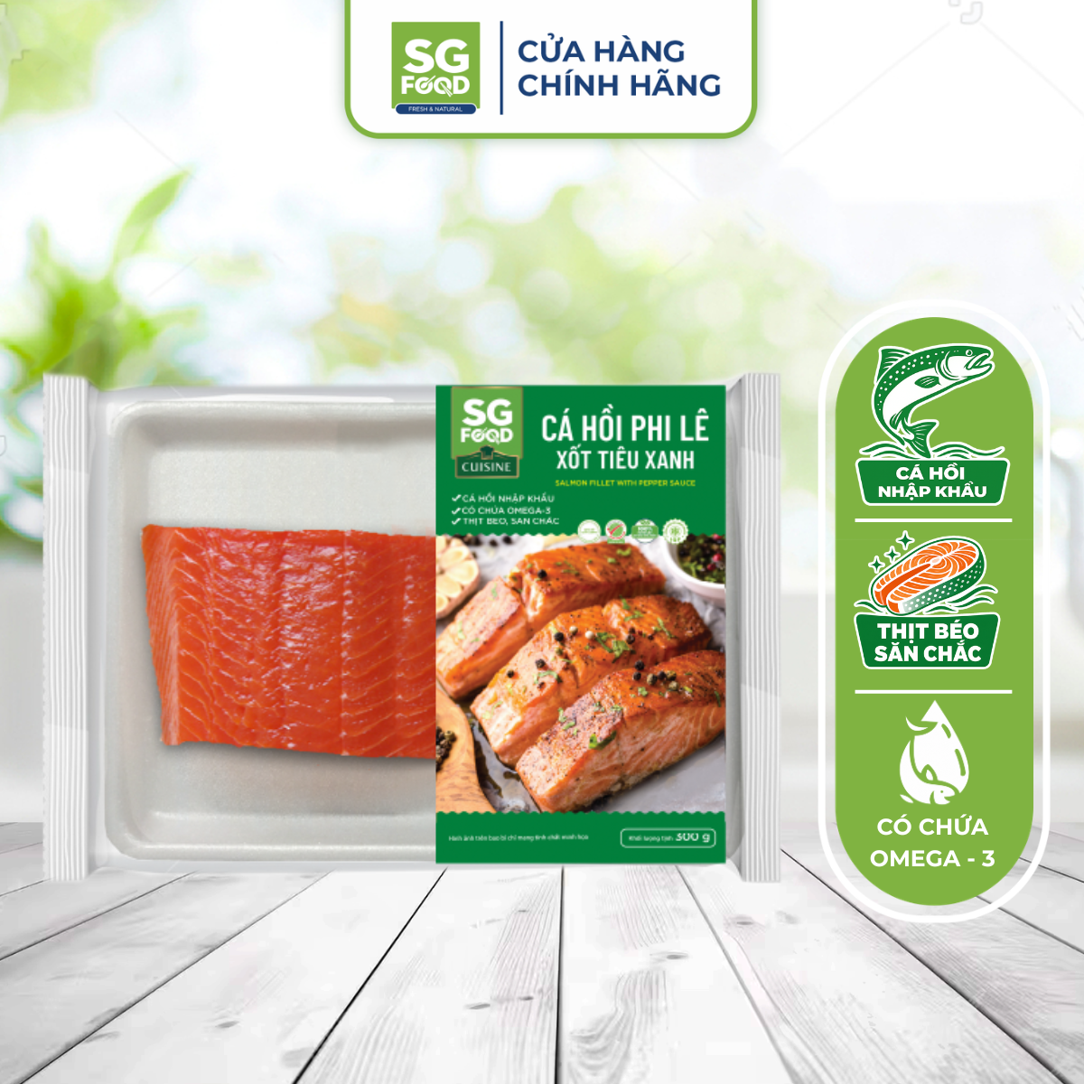 ca hoi fillet xot tieu xanh sg food 300g sg chi giao hang tai tp hcm