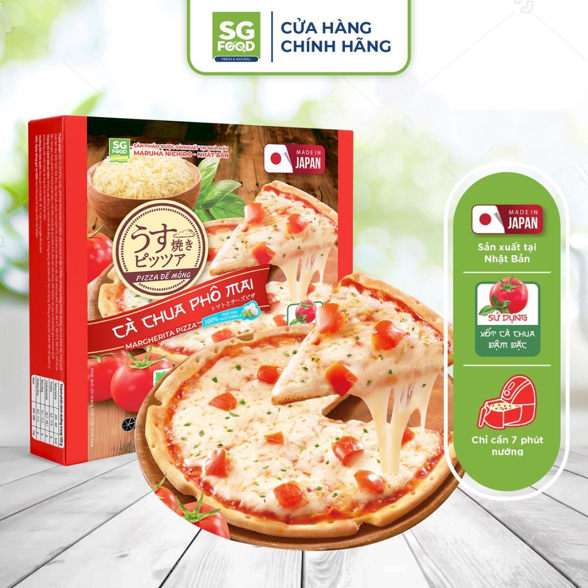 pizza ca chua pho mai 135g chi giao hang tai tp hcm