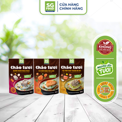 loc 3 goi chao tuoi an lien sg food 240g to yen thit than suon non ca hoi
