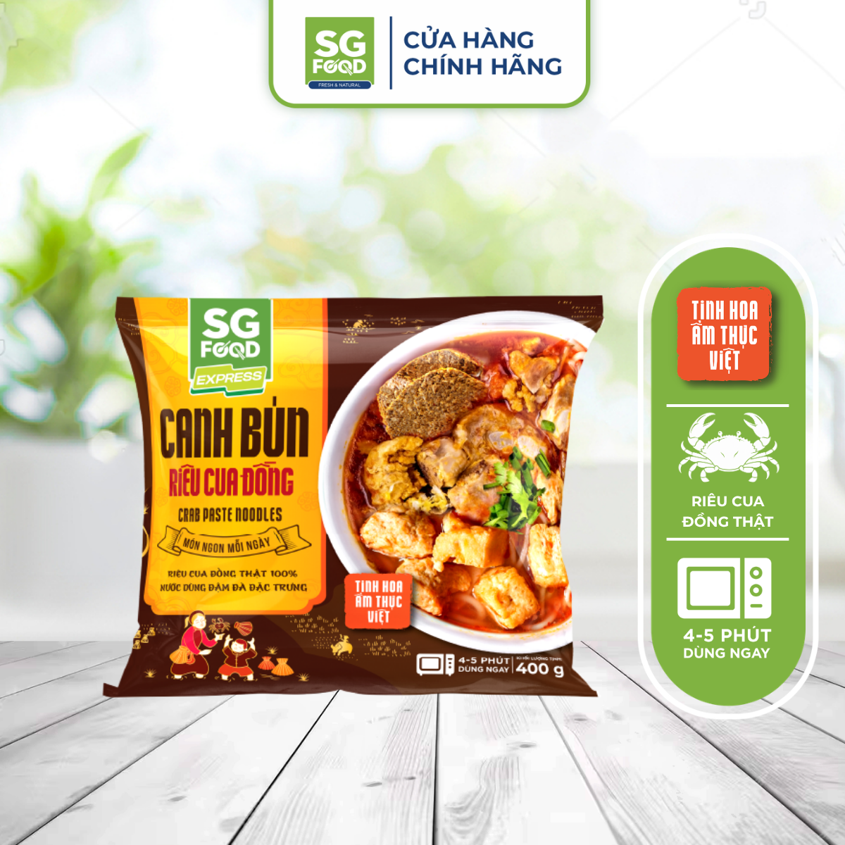 qua canh bun rieu cua dong 400g chi giao hang tai tp hcm