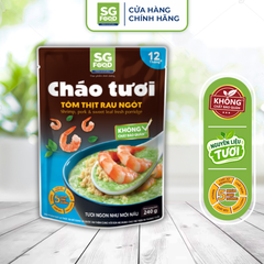 chao tuoi tom thit rau ngot 240g