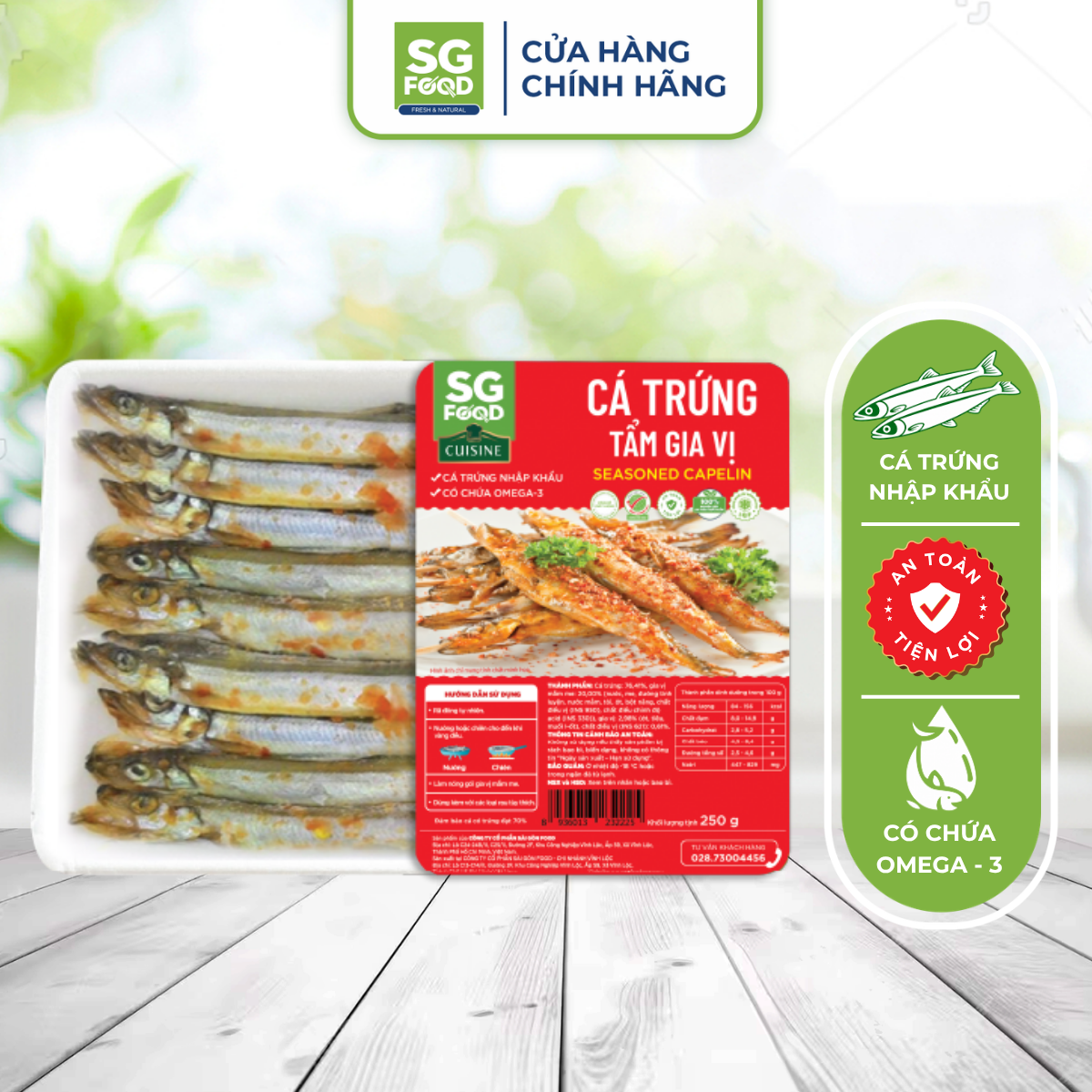 ca trung tam gia vi 250g co goi nuoc cham chi giao hang tai tp hcm