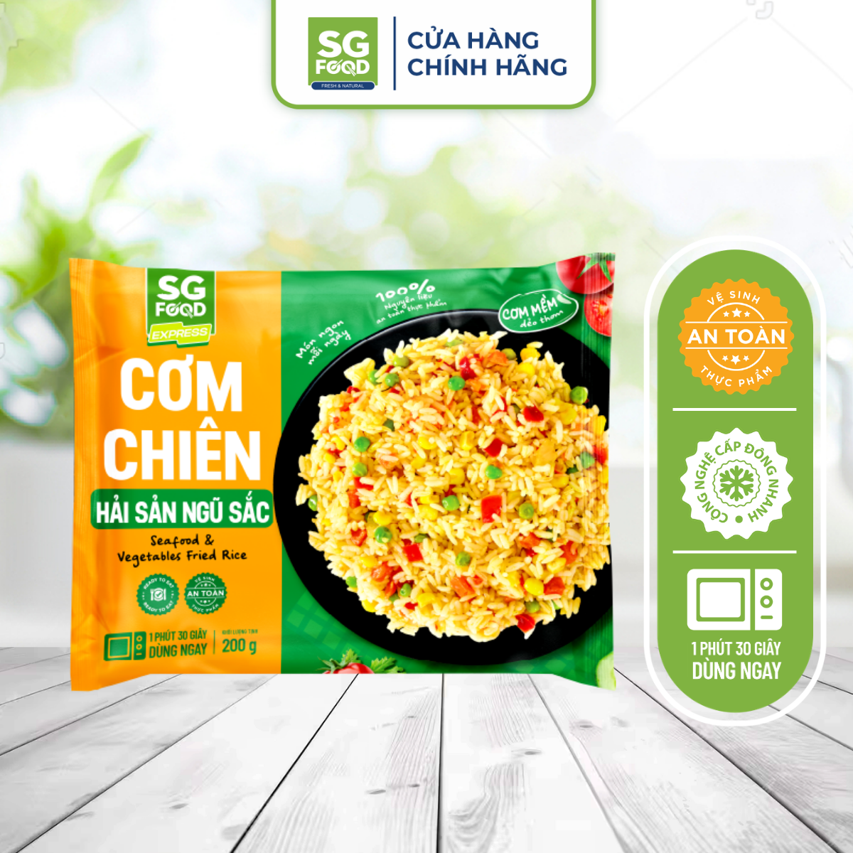 com chien hai san ngu sac 200g chi giao hang tai tp hcm