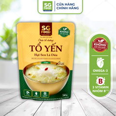 chao bo duong to yen hat sen la dua 240g