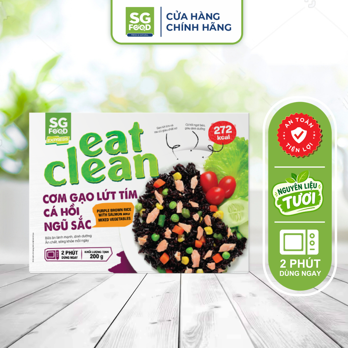 com gao lut tim ca hoi ngu sac 200g eat clean chi giao hang tai tp hcm