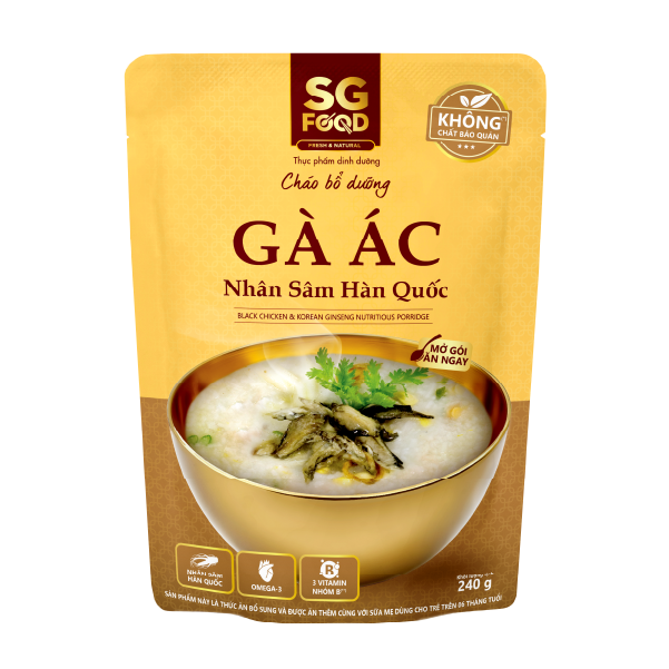 chao bo duong ga ac nhan sam 240g