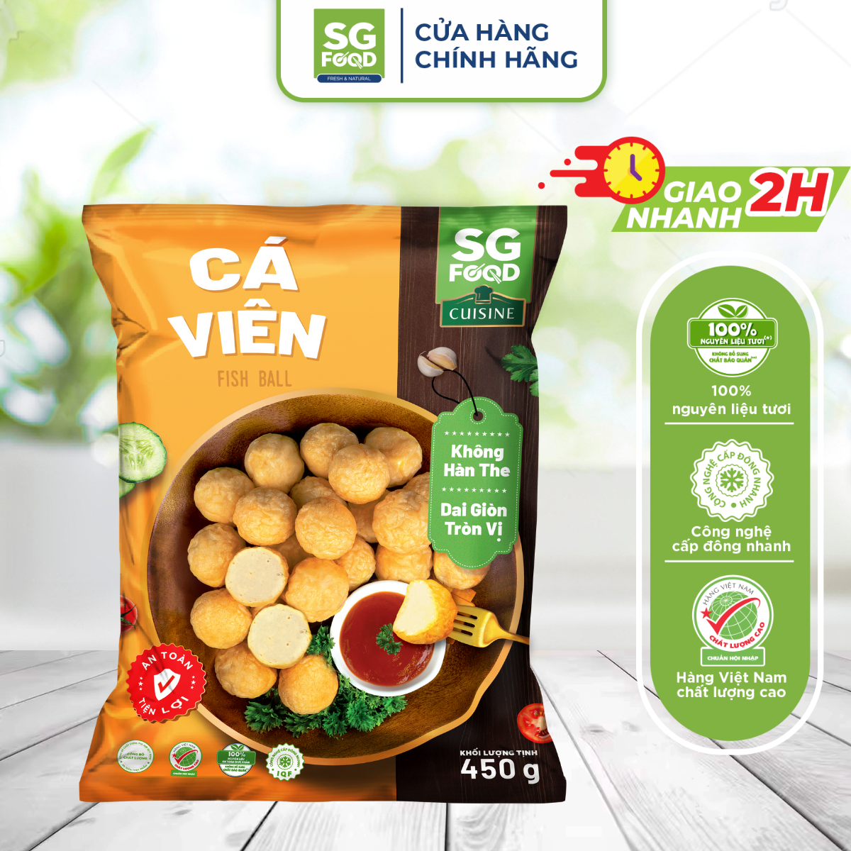 cha ca vien 450gr