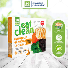 com gao lut ga nuong la chanh 200g eat clean