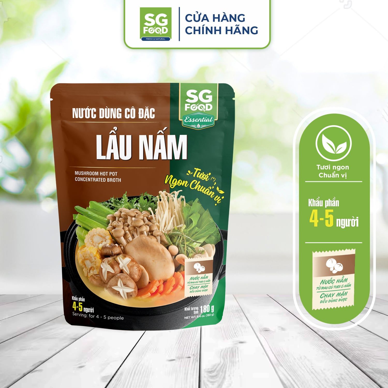 combo 5 goi nuoc dung co dac mix vi sg food lau thai rieu cua nam thai chay hai san