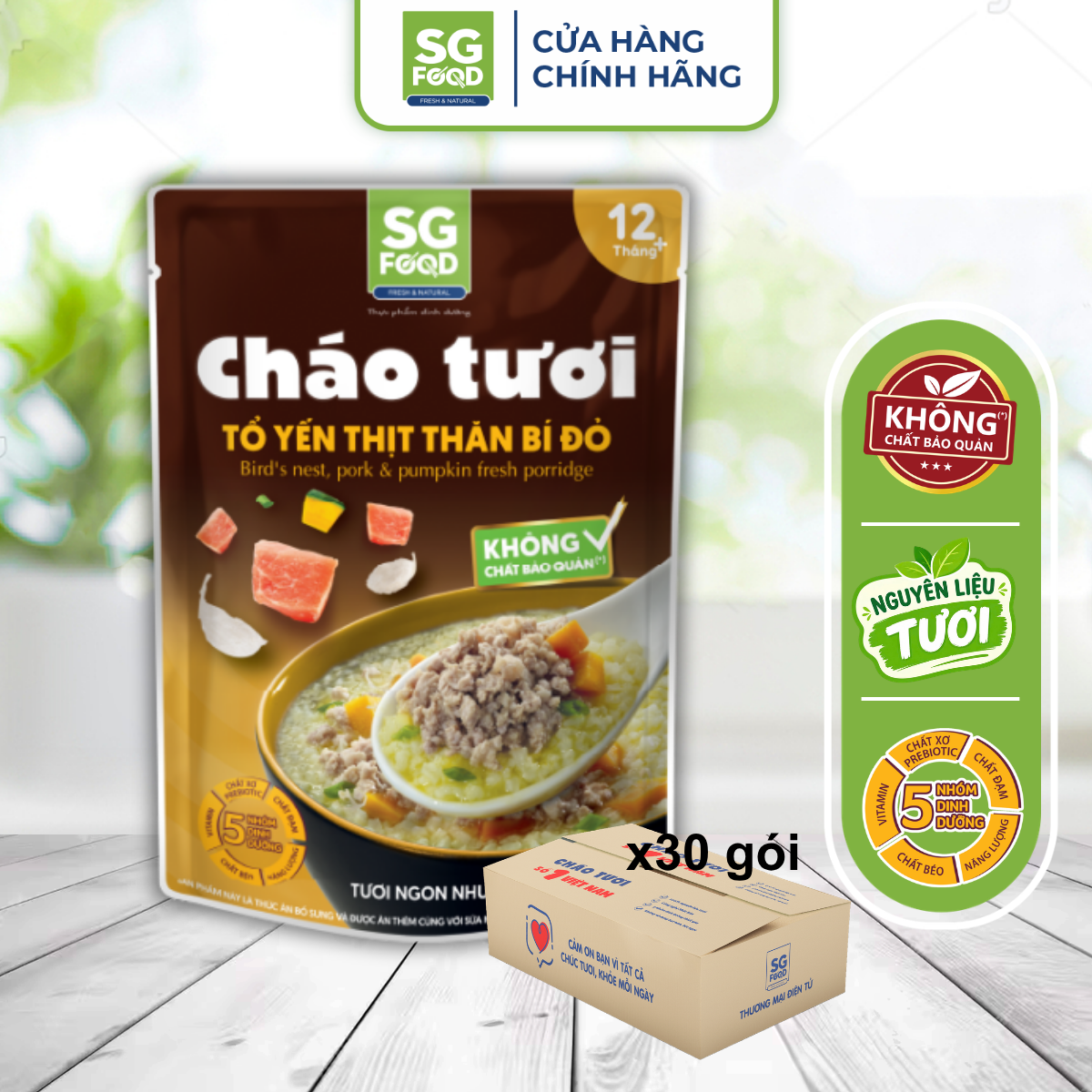 thung 30 goi chao tuoi to yen thit than bi do 240g
