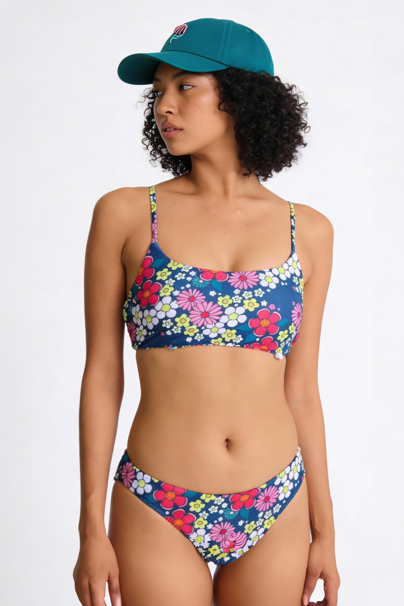 Quần bơi 2IN1 (Mặc được cả 2 mặt) họa tiết hoa - Space Hibiscus 2in1 Bottom