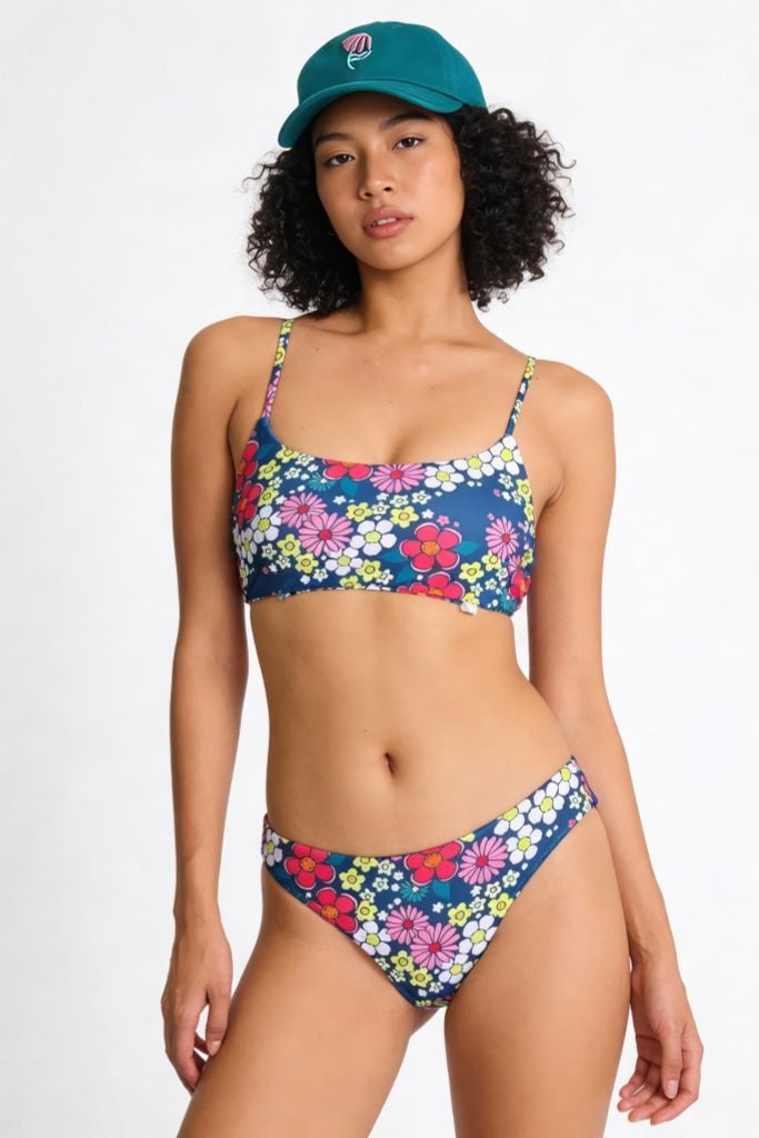 Quần bơi 2IN1 (Mặc được cả 2 mặt) họa tiết hoa - Space Hibiscus 2in1 Bottom