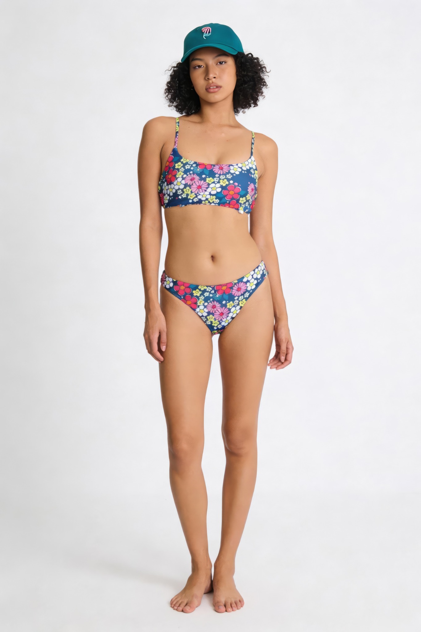 Quần bơi 2IN1 (Mặc được cả 2 mặt) họa tiết hoa - Space Hibiscus 2in1 Bottom