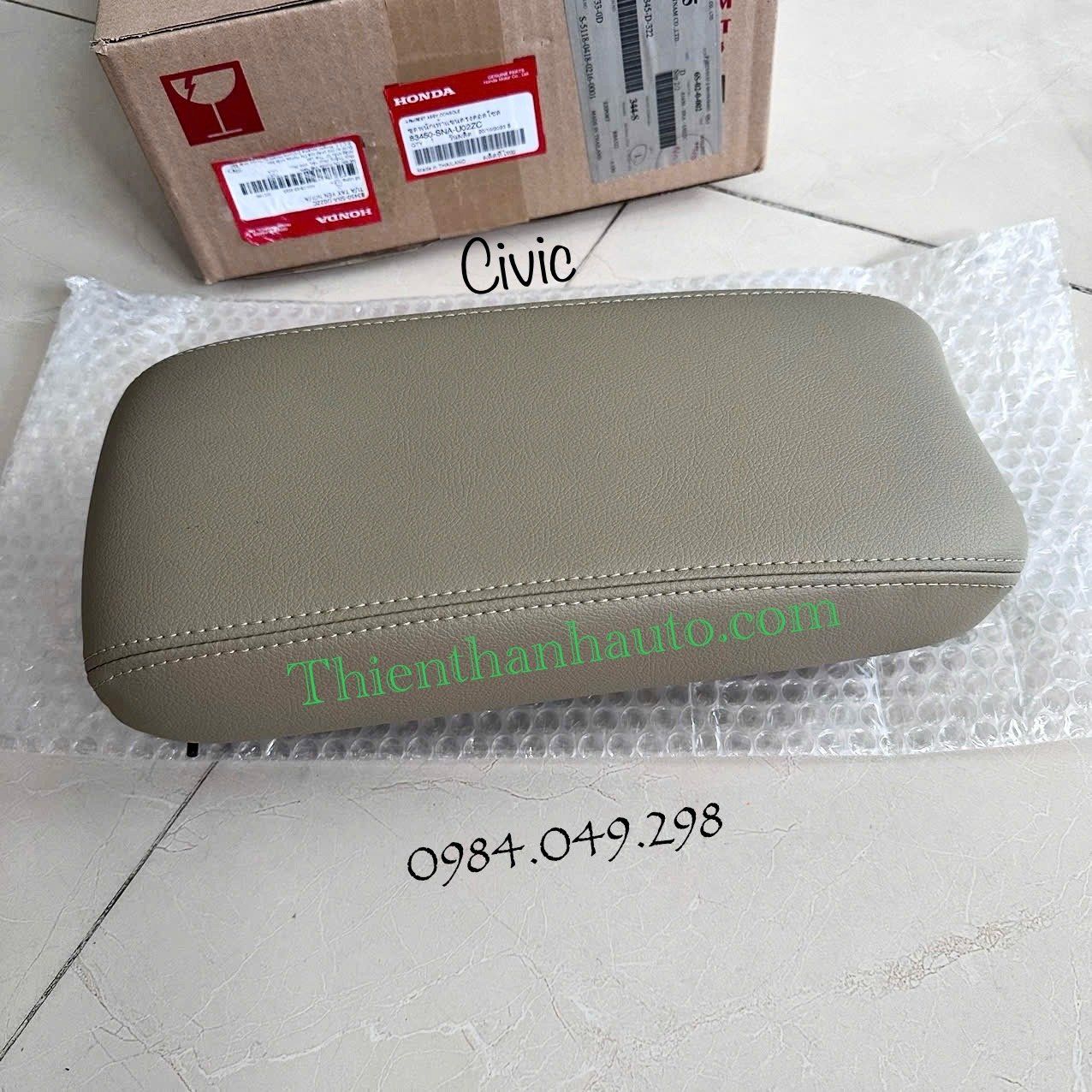 Bệ tỳ tay Honda Civic – Nắp yên ngựa Civic 2006-2012 chính hãng