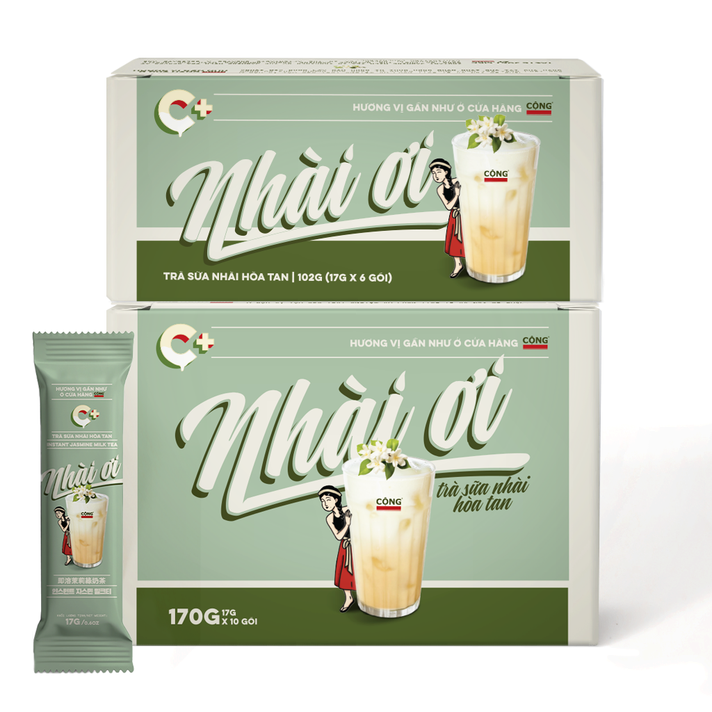  Trà sữa hoà tan Nhài ơi 