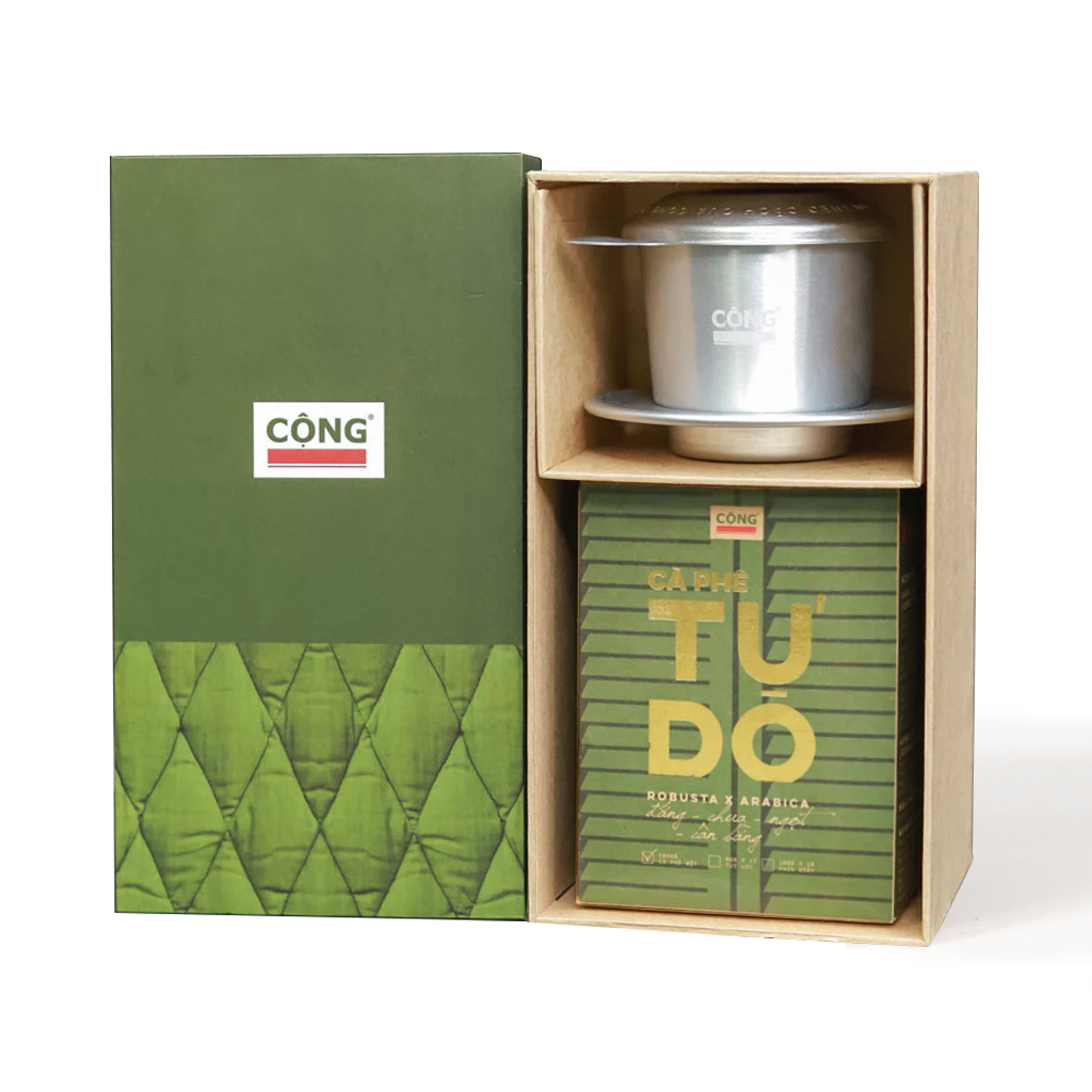  Hộp Phin và Cà Phê Tự Do 