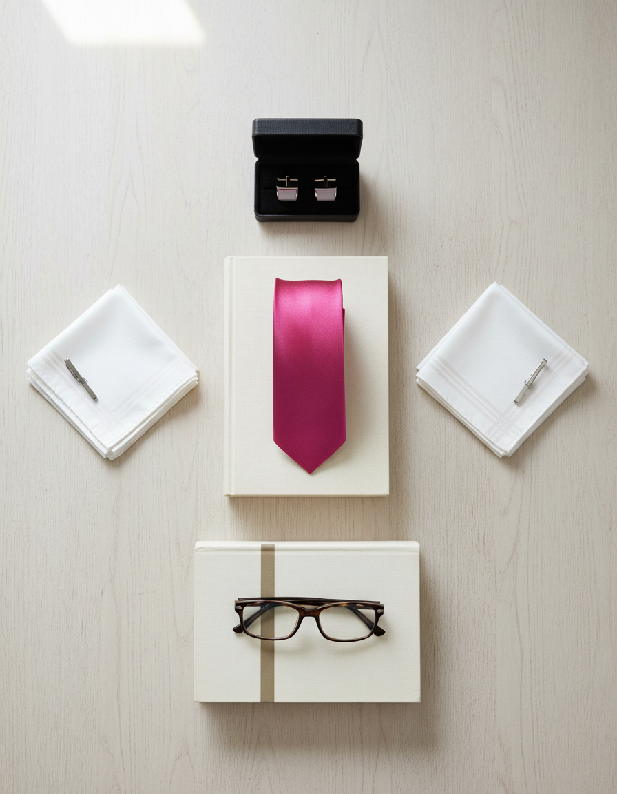  CÀ VẠT PHI BÓNG MÀU HỒNG SEN– BẢN NGANG 5.5 CM 