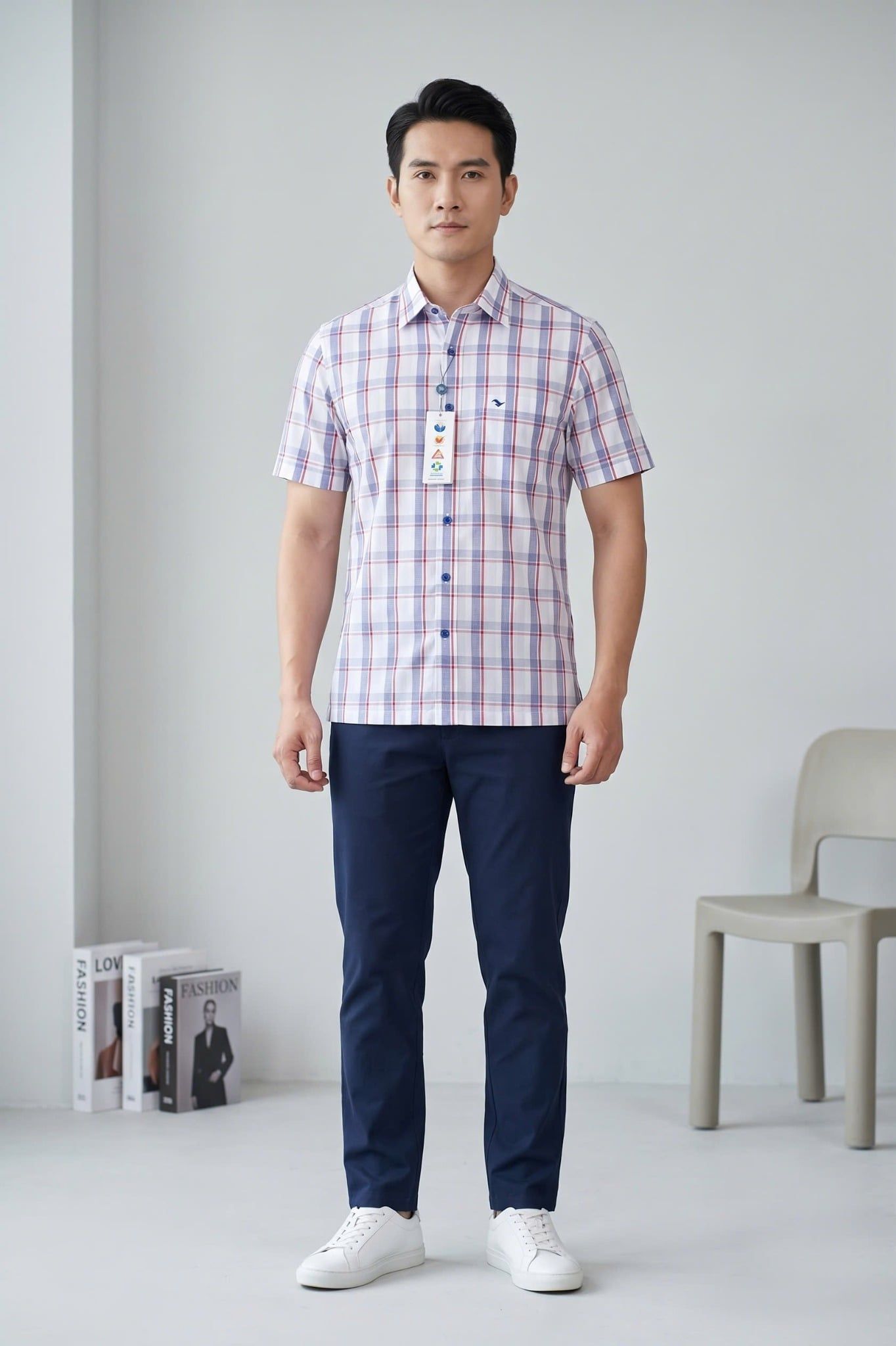  Áo sơ mi tay ngắn Viettien (M-XL) 