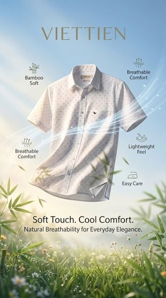  Áo sơ mi tay ngắn Việt tiến (M-XL) 