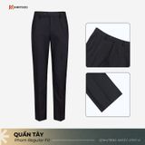  Quần tây nam đen không ly Khatoco 