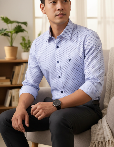  Áo sơ mi Việt Tiến tay dài (38-43) 