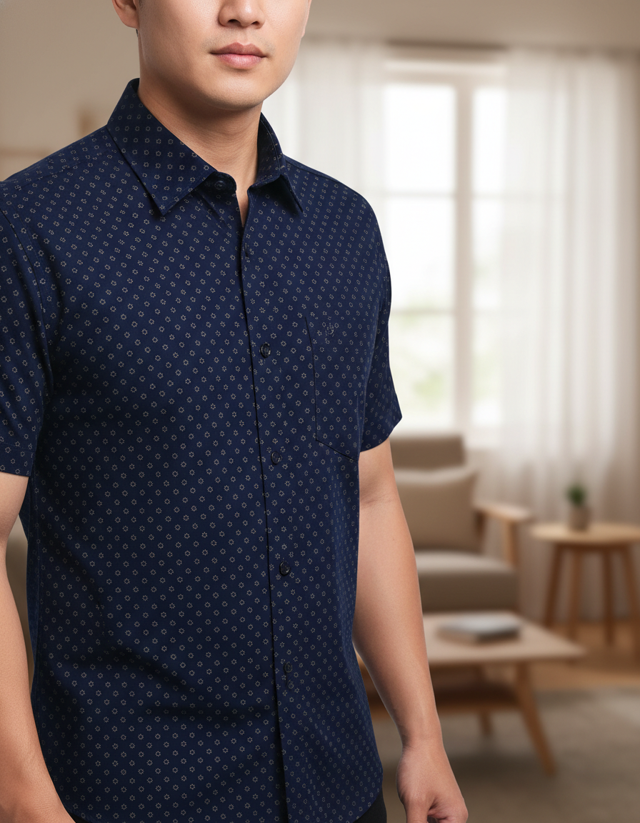  Áo sơ mi tay ngắn Việt Tiến (37-44) 