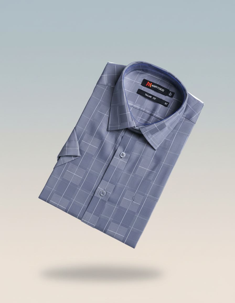  Áo sơ mi nam tay ngắn Khatoco(S-5XL) 