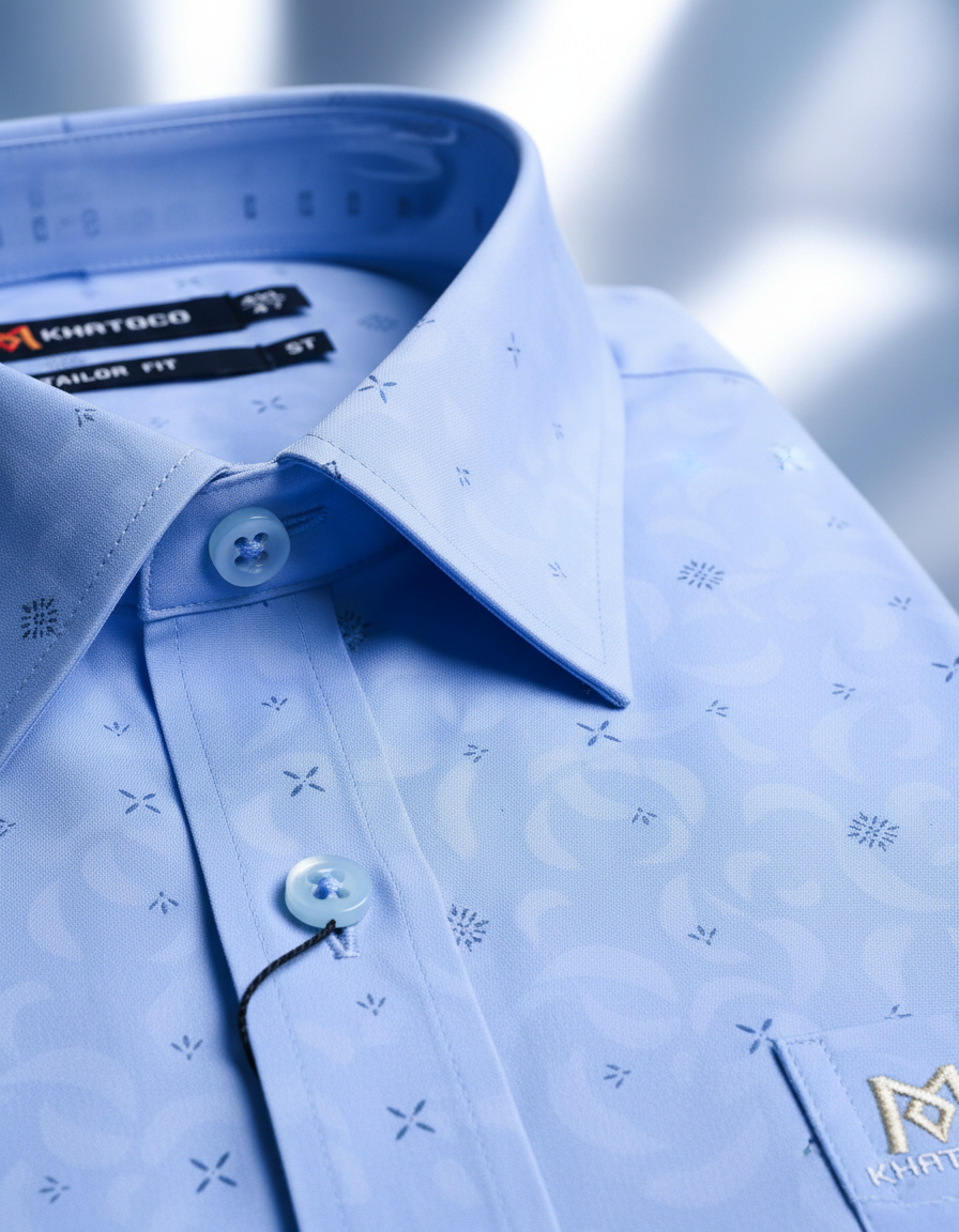  Áo sơ mi tay ngắn Khatoco (size S->5XL) 