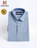  Áo sơ mi nam tay ngắn Khatoco(S-5XL) 