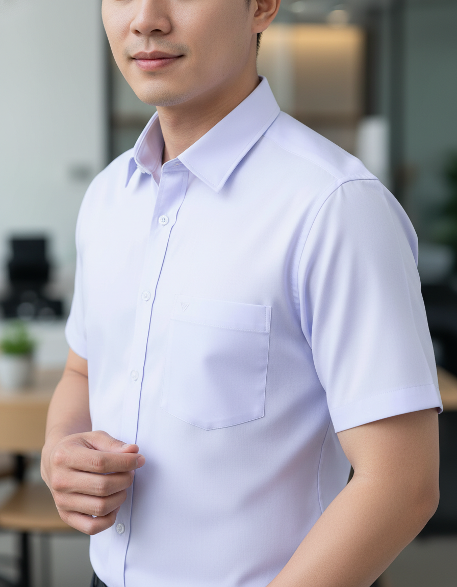  Áo sơ mi Việt Tiến tay ngắn (39,42) 