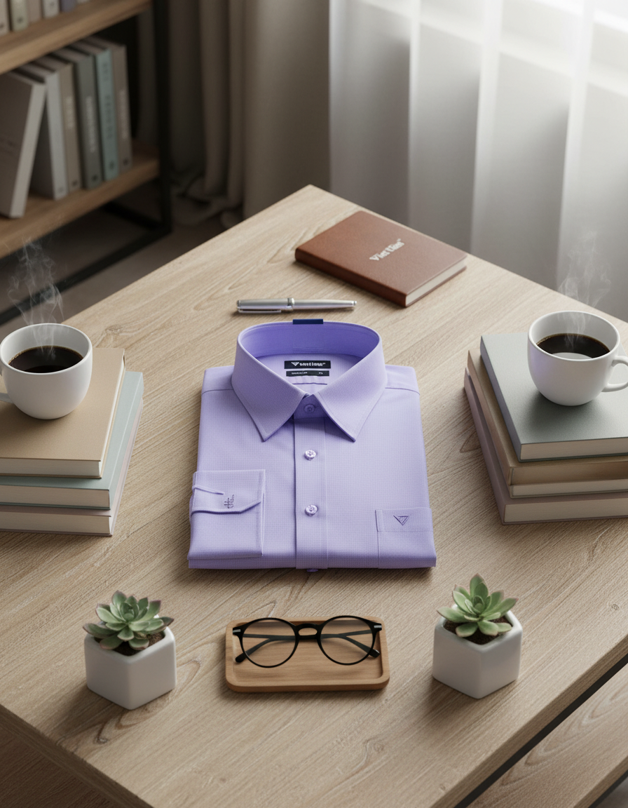  Áo sơ mi Việt Tiến tay dài 