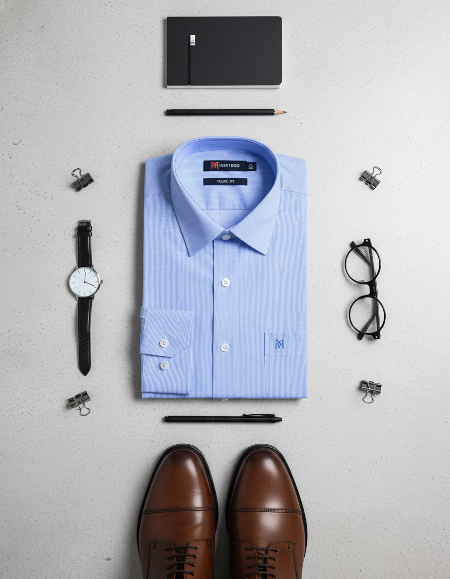  Áo sơ mi tay dài Khatoco (M-2XL) 