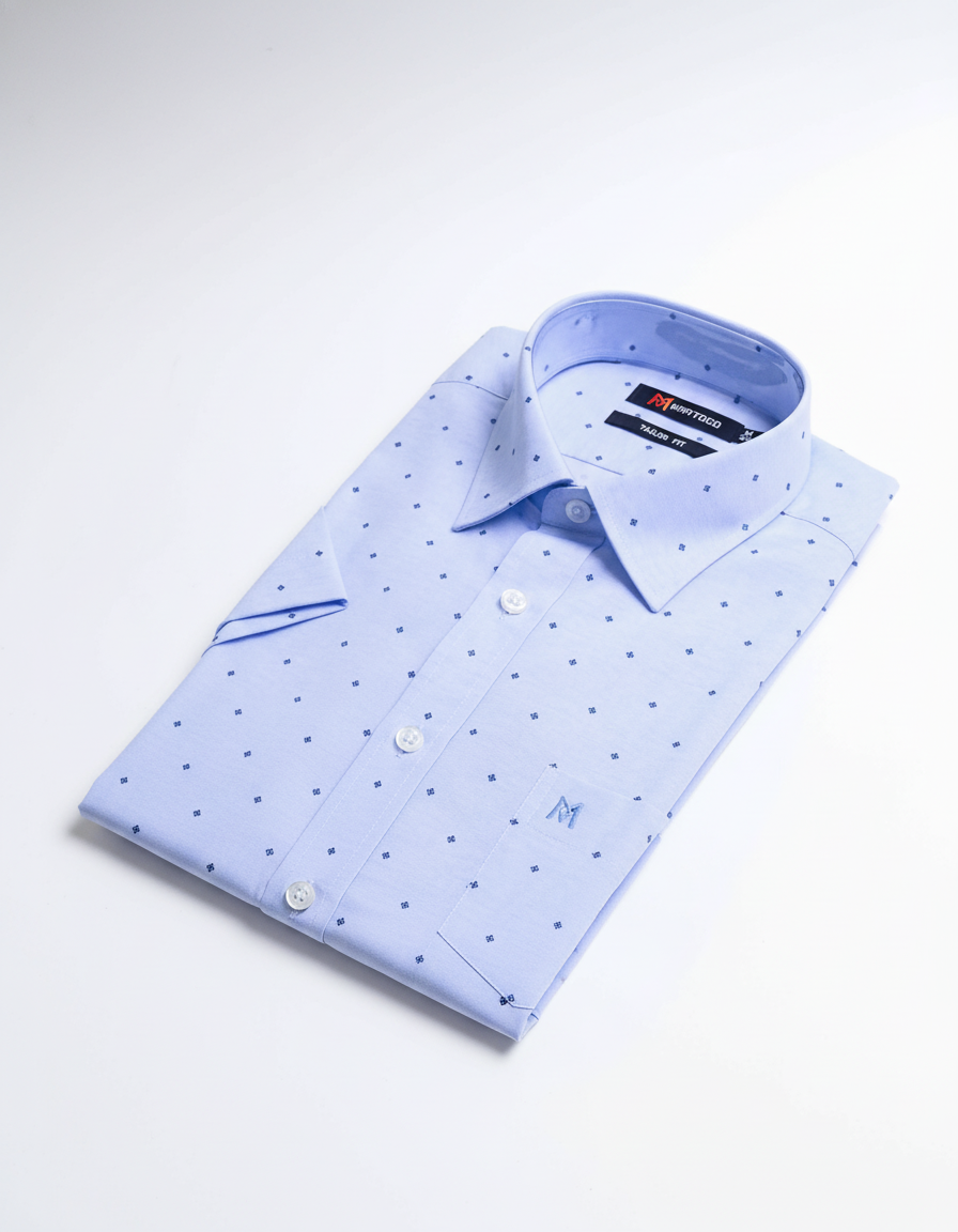  Áo sơ mi tay ngắn Khatoco (M-2XL) 