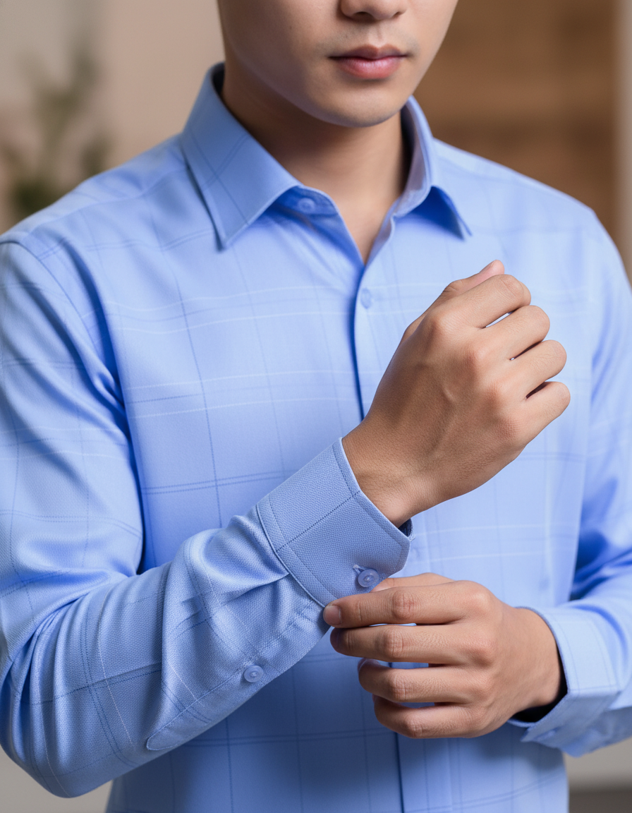  Áo sơ mi nam TAY DÀI Khatoco(M-2XL) 