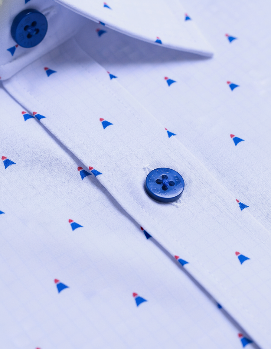  Áo sơ mi tay ngắn Việt Tiến VẢI TRE 