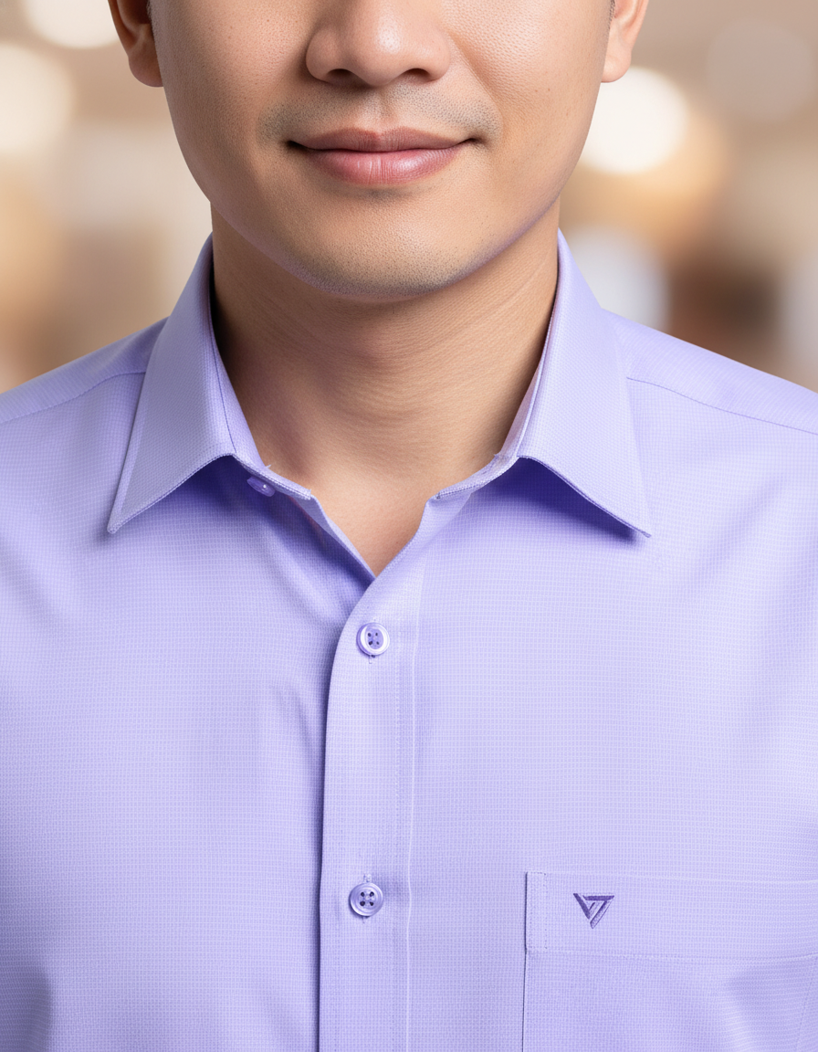  Áo sơ mi Việt Tiến tay dài 