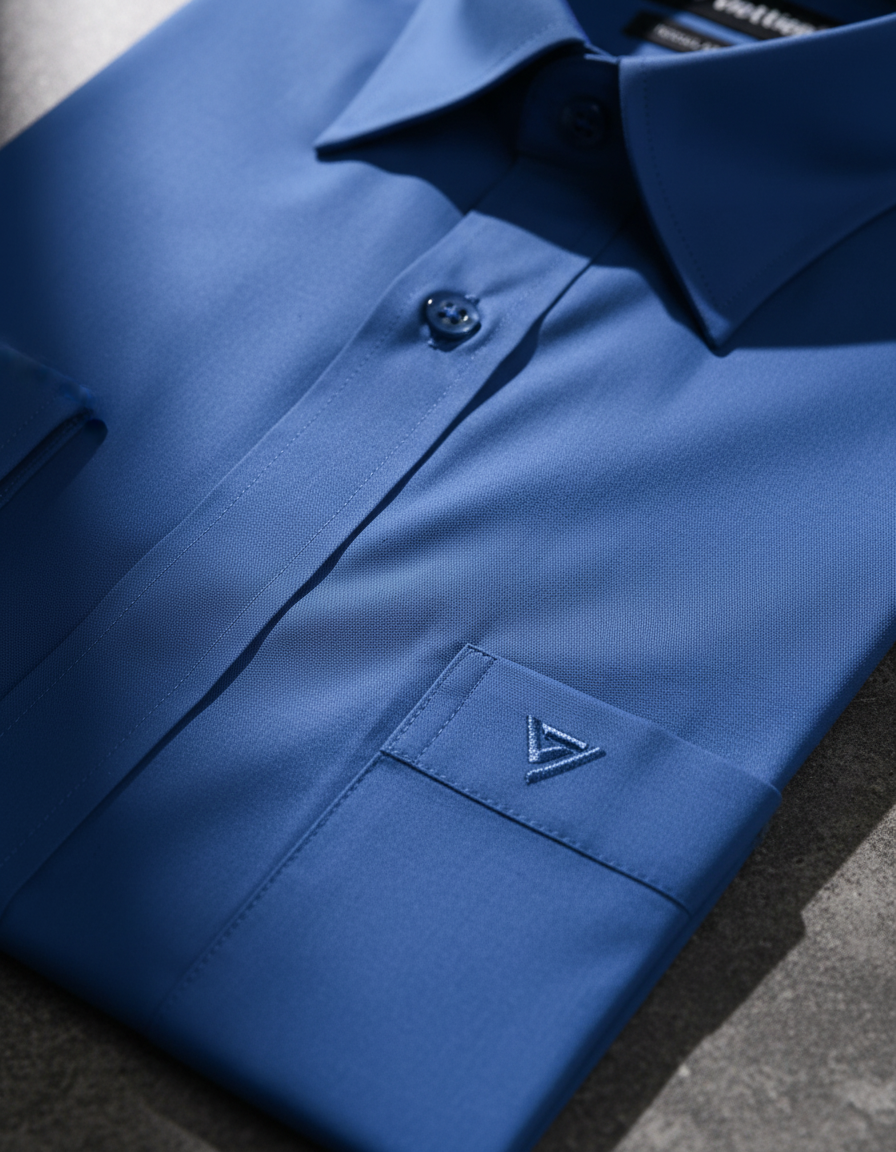  Áo tay dài Việt Tiến màu Petrol 