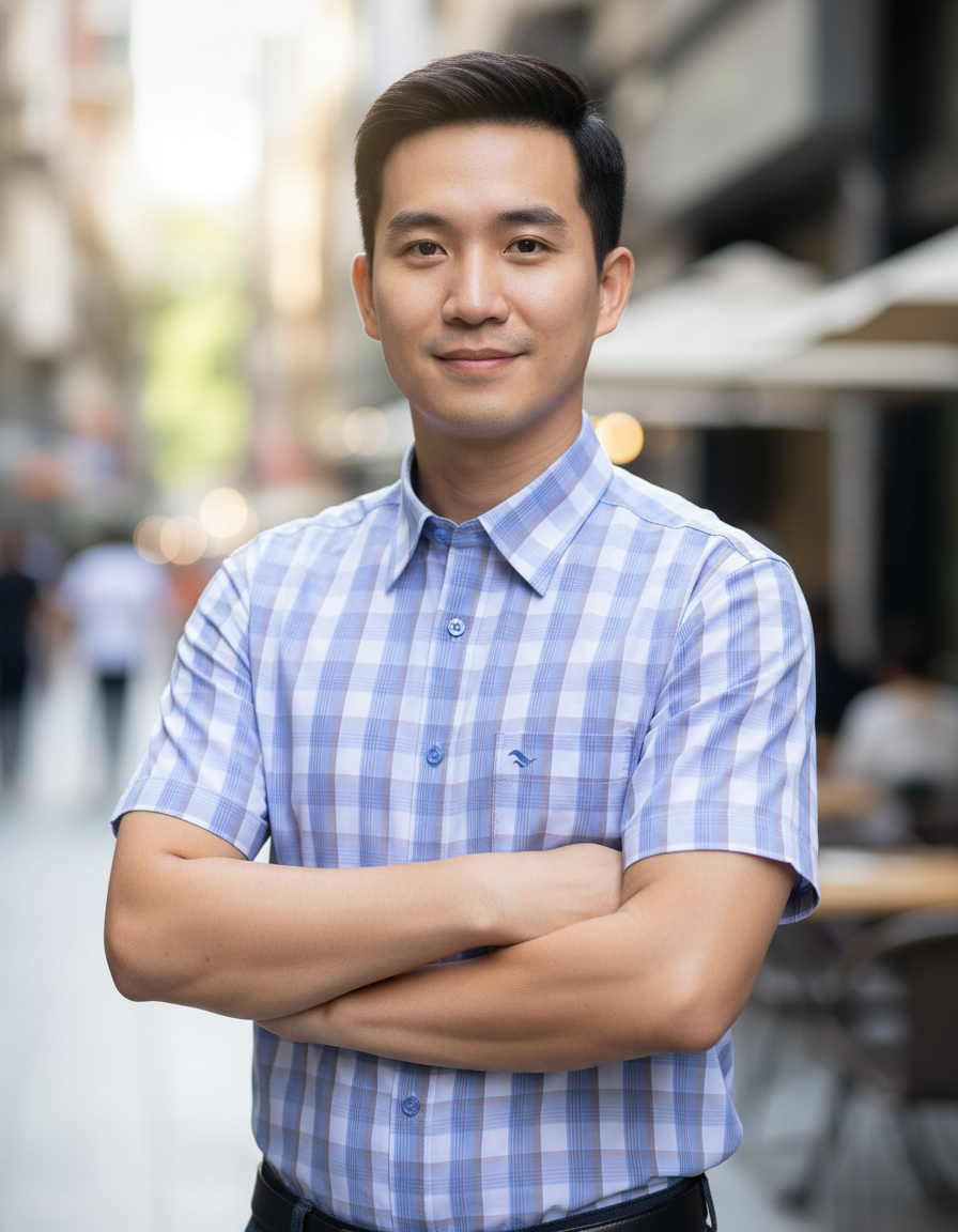  Áo sơ mi tay ngắn Việt Tiến 