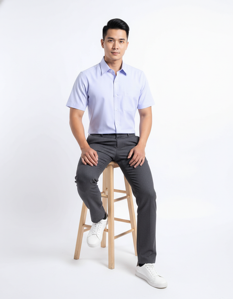  Áo sơ mi tay ngắn Việt Tiến (S,M) 