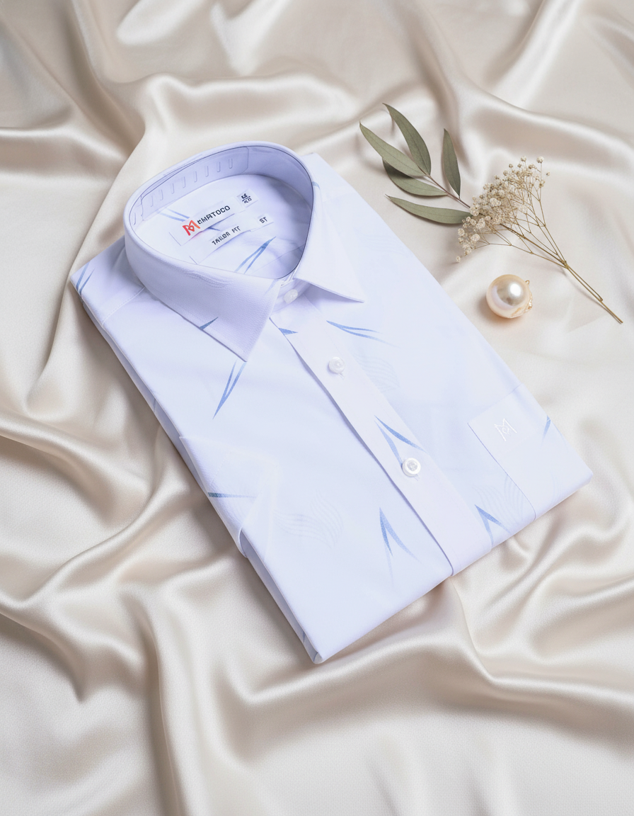  Áo sơ mi Khatoco tay ngắn (M-2XL) 