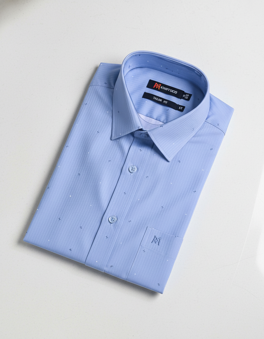  Áo sơ mi tay ngắn Khatoco (size S-2XL) 