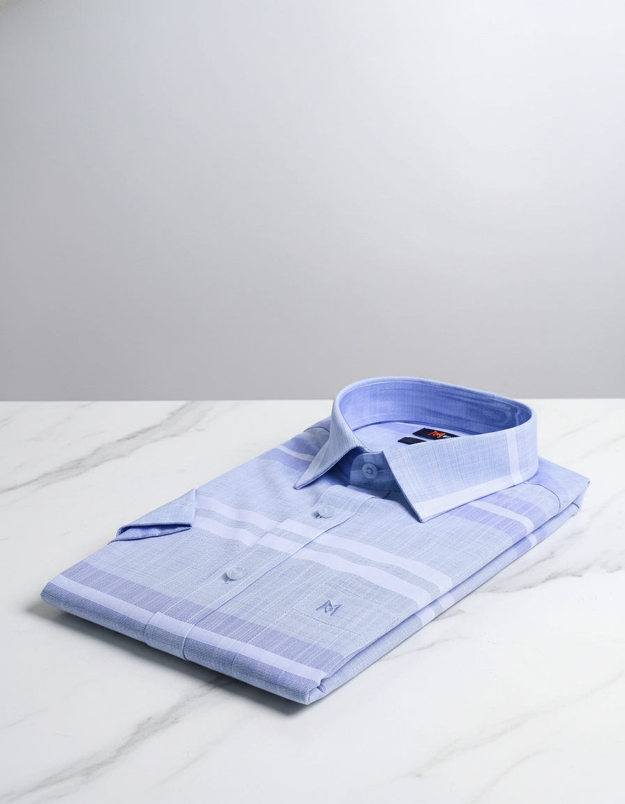  Áo sơ mi tay ngắn Khatoco (M-2XL) 