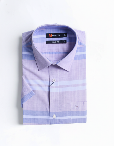  Áo sơ mi tay ngắn Khatoco (M-2XL) 