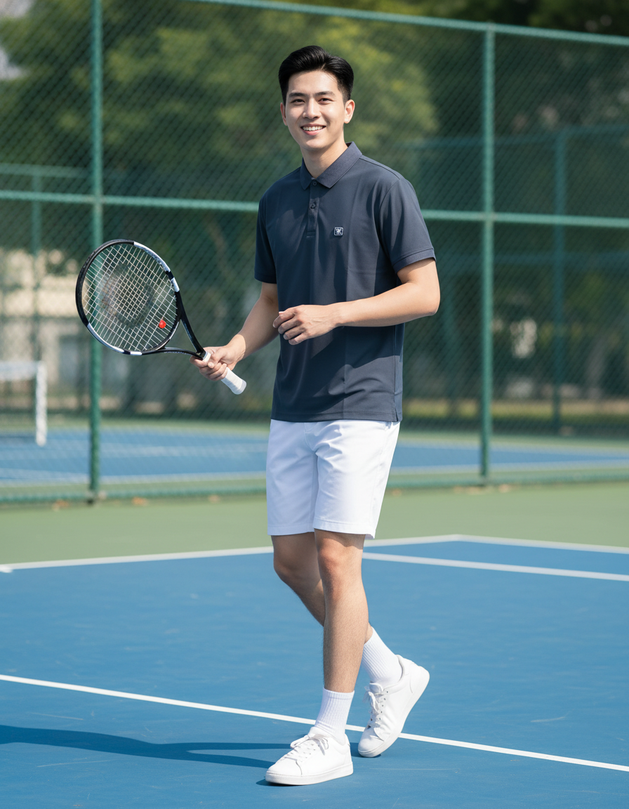  Áo Polo Nam Vĩnh Tiến Slim Fit màu HR4-F025-23 