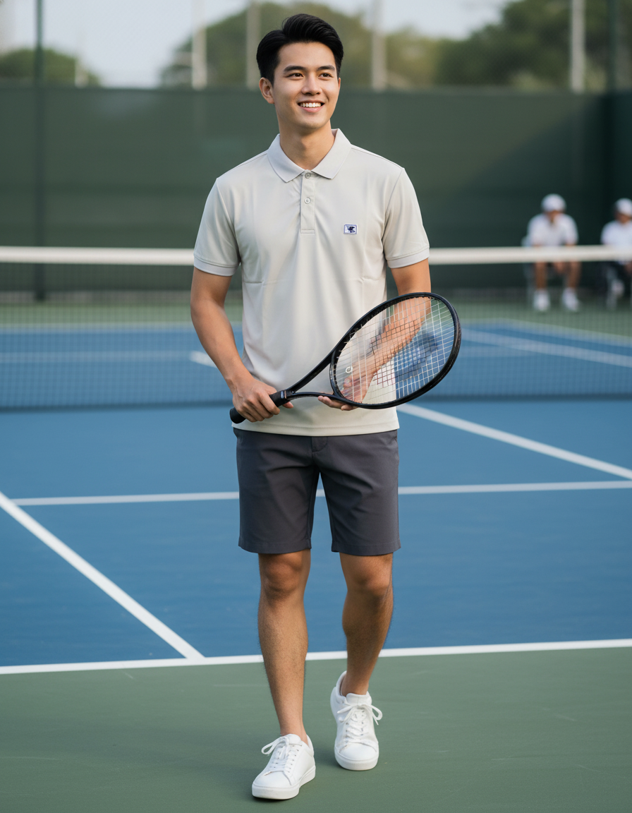  Áo Polo Nam Vĩnh Tiến Slim Fit Màu HR4-F102-23 