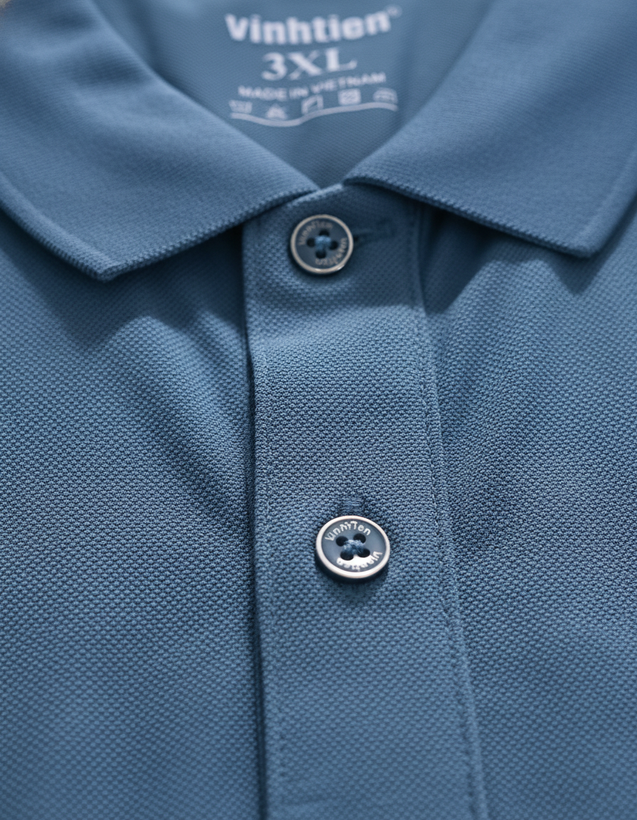  Áo Polo Nam Vĩnh Tiến Slim Fit Màu HR4-F100-23 