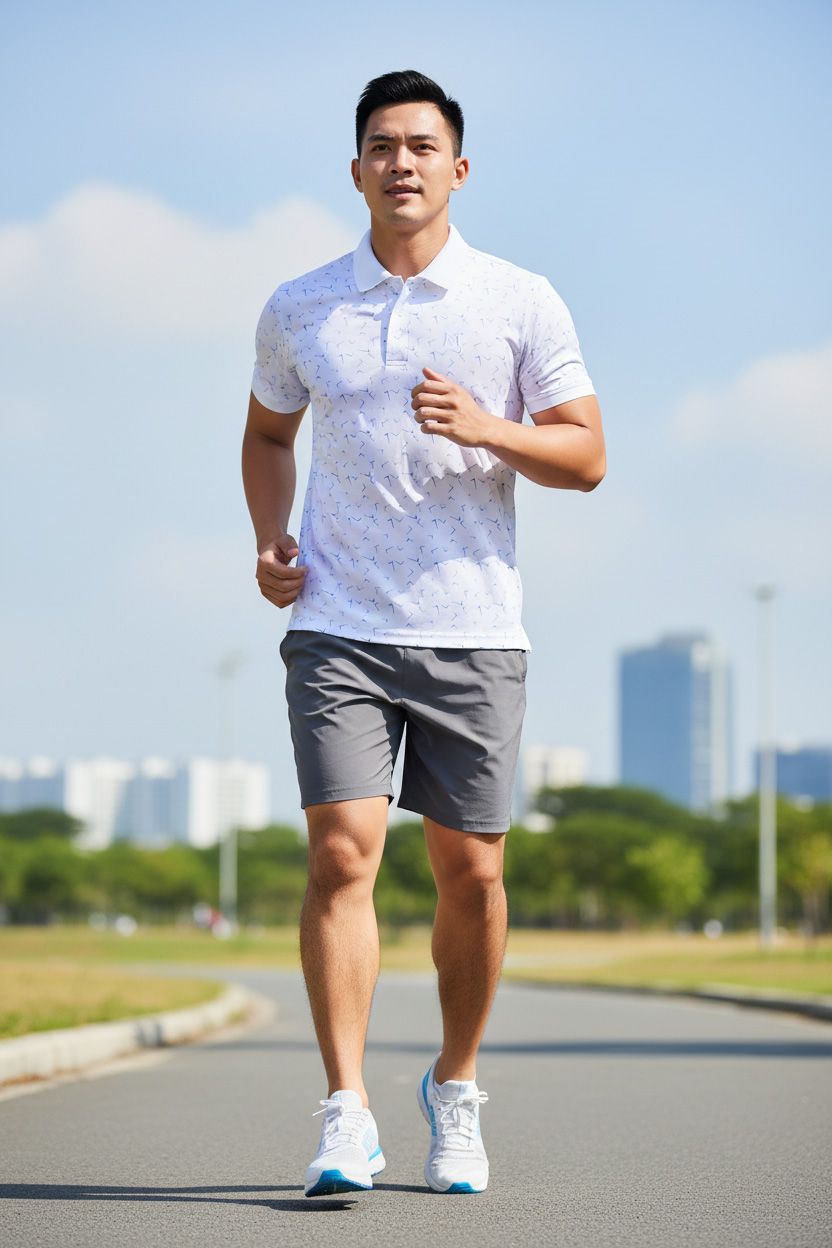  Áo thun polo nam Khatoco(L-3XL) 