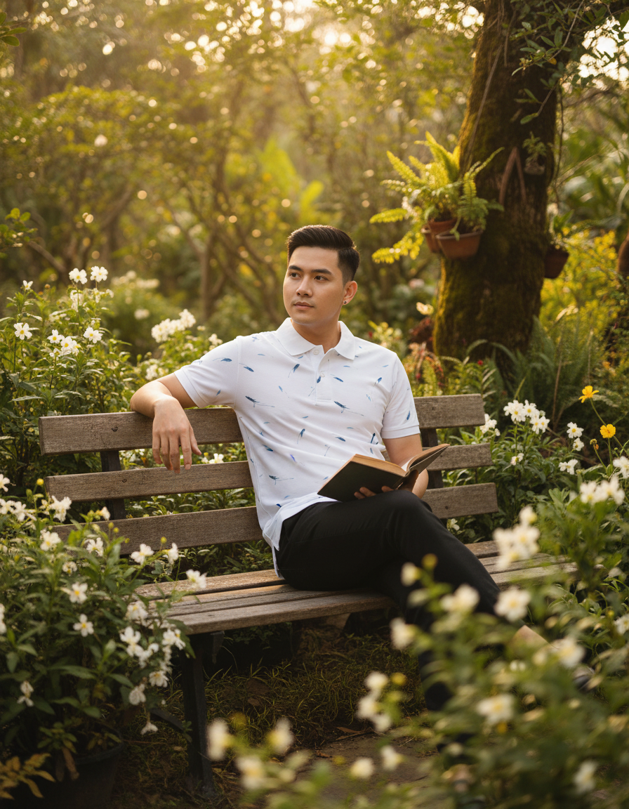  Áo thun nam Polo Khatoco (L-3XL) 