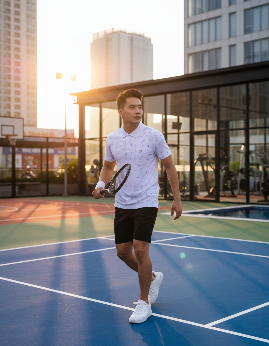  Áo thun polo nam Khatoco(L-3XL) 